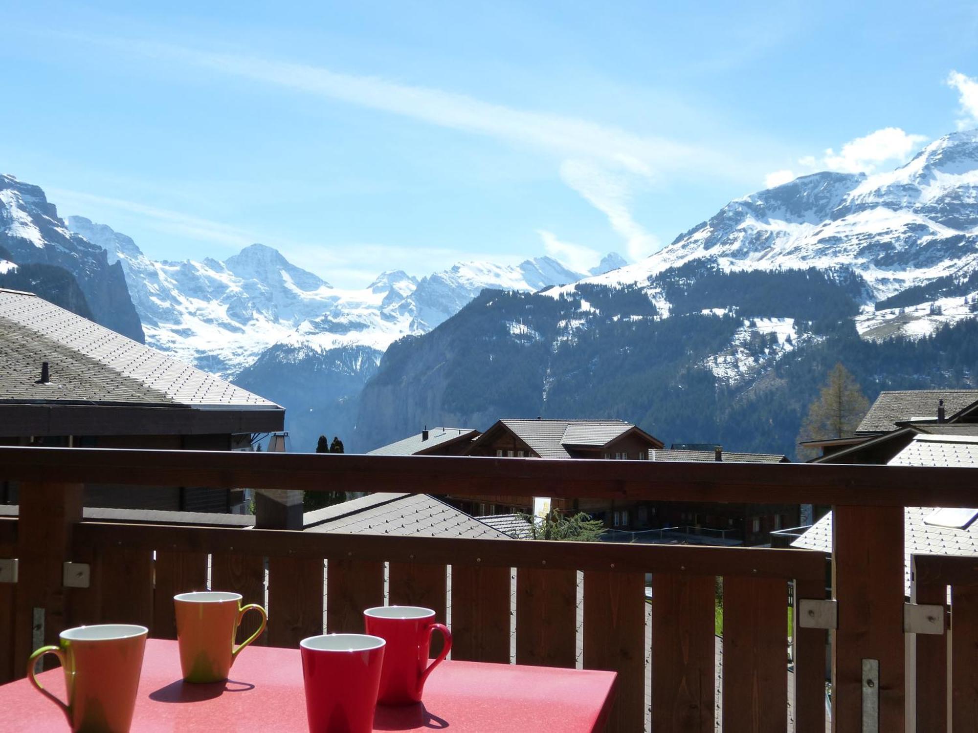 Chalet Bella Vista 6 Wengen Extérieur photo