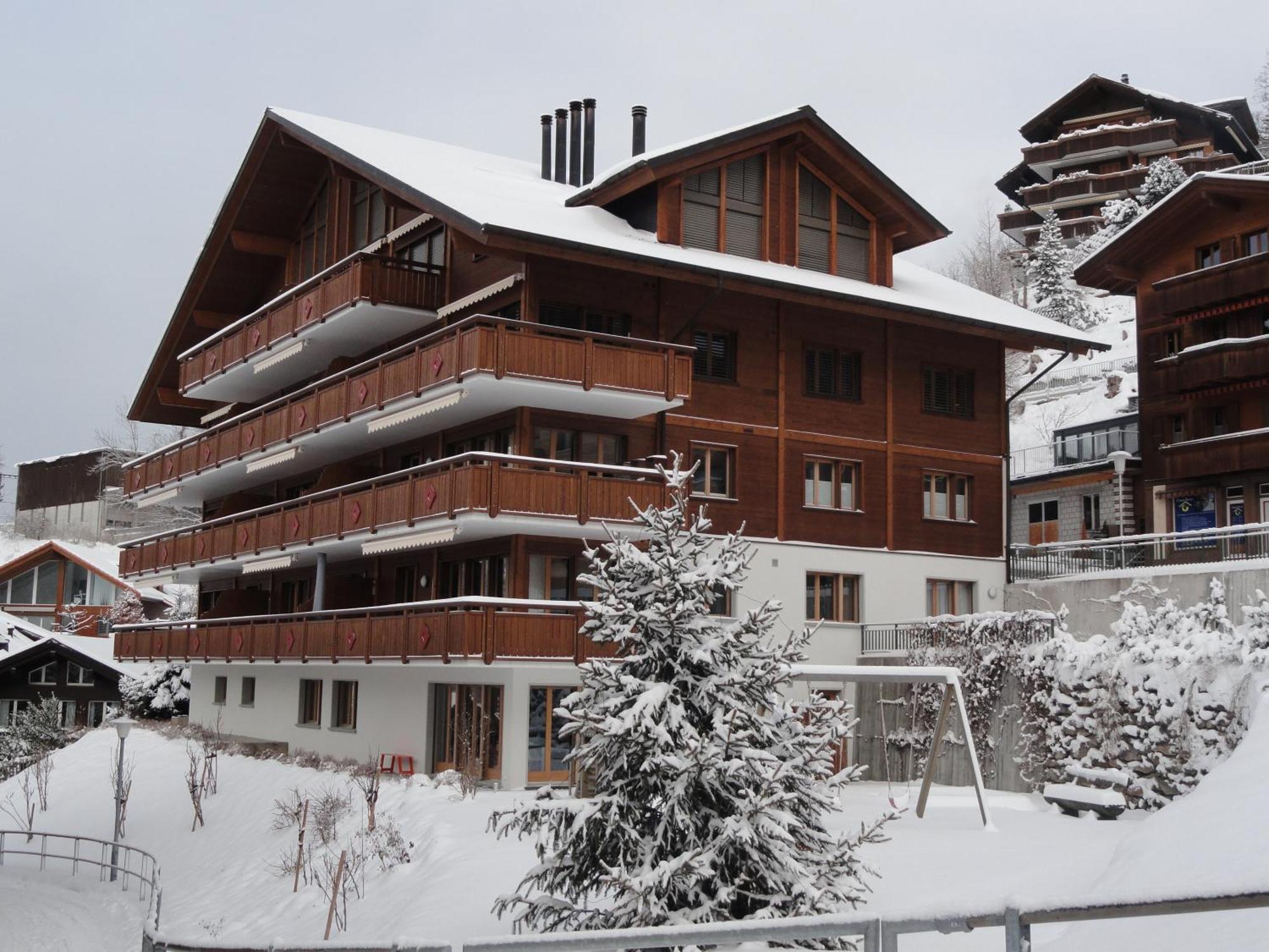 Chalet Bella Vista 6 Wengen Extérieur photo